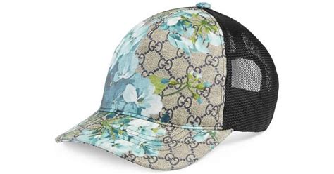 blaue blume gucci cap|gucci baseball hats for men.